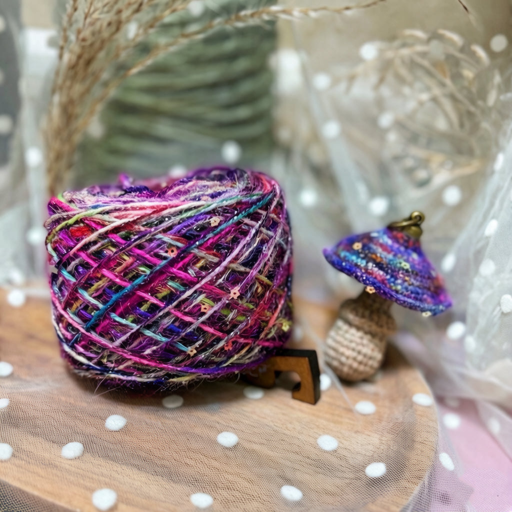 Golden Toad DIY Accessory Kit – Choose Your Frog Back Yarn | Includes Belly Yarn, Glass Eyes, Crown, Necklace & More (Make 1 Toad)