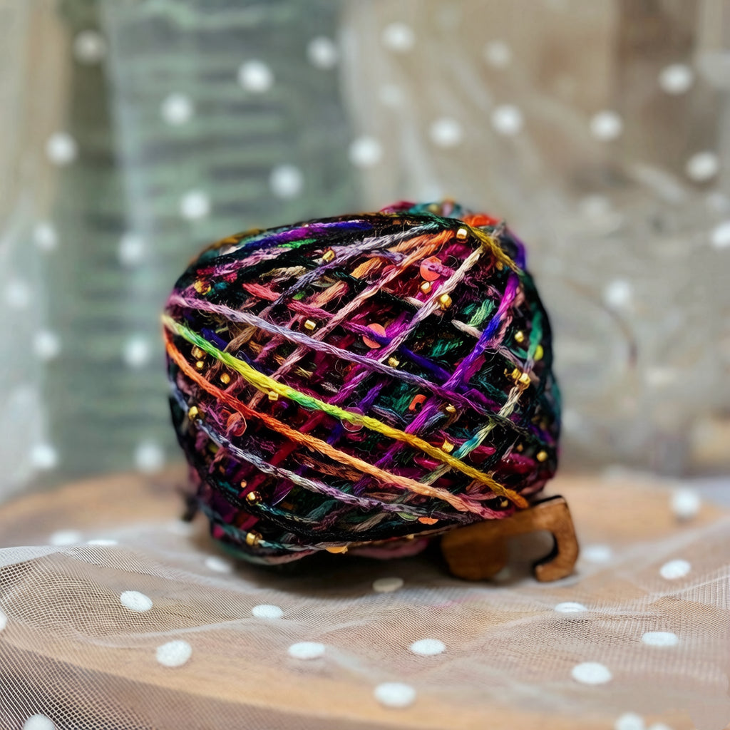 Golden Toad DIY Accessory Kit – Choose Your Frog Back Yarn | Includes Belly Yarn, Glass Eyes, Crown, Necklace & More (Make 1 Toad)