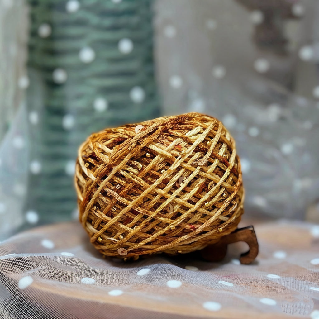 Golden Toad DIY Accessory Kit – Choose Your Frog Back Yarn | Includes Belly Yarn, Glass Eyes, Crown, Necklace & More (Make 1 Toad)