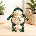Manifestation Frog – Handmade Golden Toad Figurine | A Talisman for Wealth, a Companion for Your Wishes