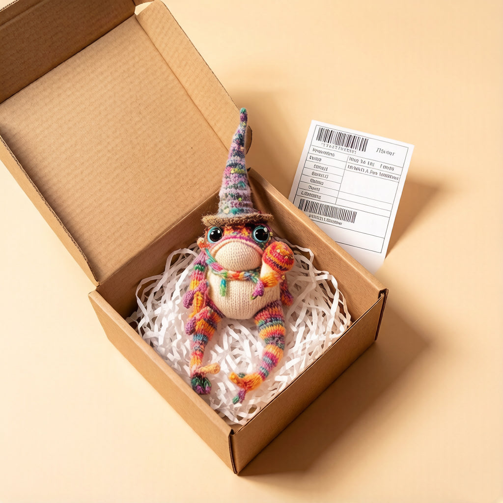 Rainbow Magic Wizard Toad – Enchanted Golden Toad Figurine | Handmade Manifestation Frog