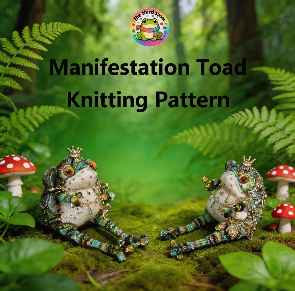 Manifestation Toad Knitting Pattern（includes free video tutorial） – Knit Your Lucky Toad & Attract Positive Energy