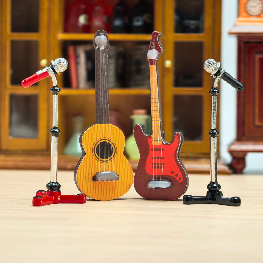 Groovy Jam Toad – Hip-Hop Knit Figurine with Retro Rose Gold Shades, Gold Chain &amp; Mini Instrument Set | The Third Space
