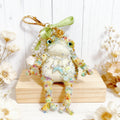 Woodland &amp; Mermaid Toad Charm Duo – Set of 2 Hand-Crocheted Fairy-Tale Keychains with Crowns, Pearl Loops &amp; Crystal Charms | The Third Space
