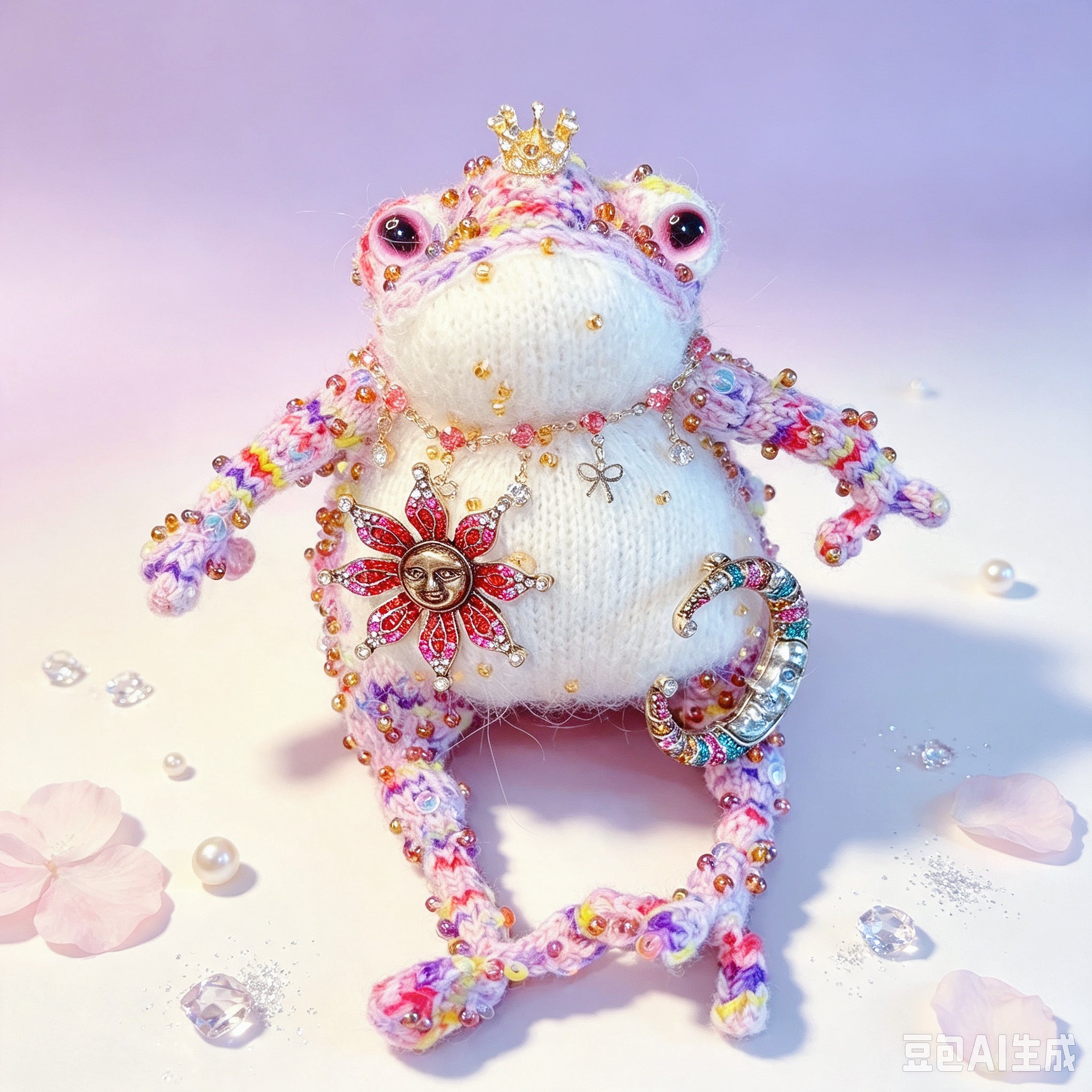 The Toad Who Inherited a Jewel Box – Choose Your Crowned Knitted Treasure